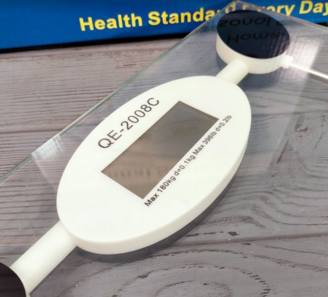 Весы напольные стеклянные до 180 кг Personal Scare R88491 / Электронные напольные весы R88491 фото