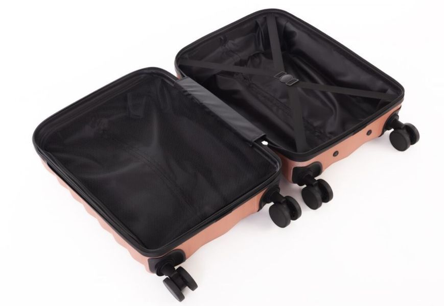 Малый дорожный чемодан ABS-пластик Travel World R37244S-RG (Rose Gold / Розовое золото) на колёсах R37244S-RG фото