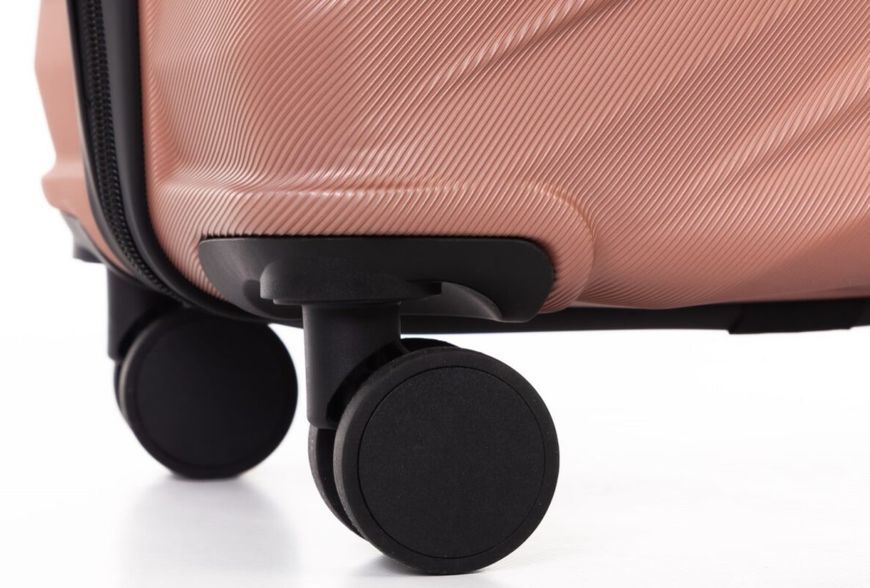 Малый дорожный чемодан ABS-пластик Travel World R37244S-RG (Rose Gold / Розовое золото) на колёсах R37244S-RG фото