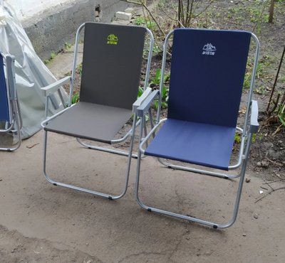 Крісло розкладне для відпочинку та туризму Посилене 55*48*88 см Стілець туристичний складаний "Фідель-XL" ТМ Vista VS-0081 фото