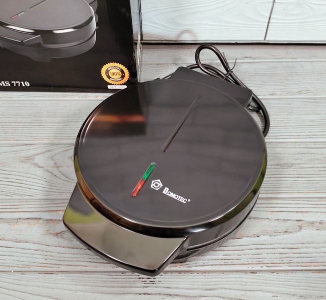 Вафельниця електрична DOMOTEC MS 7710 1000Вт для приготування тонких вафель 7710 фото