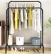 Напольная двойная стойка для одежды Double floor Hanger - Черная /Портативная вешалка для одежды и обуви GR4313-черная фото 1