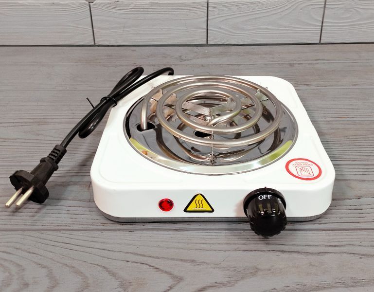 Одноконфорочная электрическая плита переносная Hot Plate JX-1010B / Спиральная электроплитка настольная JX-1010B фото
