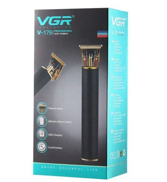 Машинка для стрижки волосся VGR V-179 / Триммер для бороди / Окантовочна машинка для стрижки волосся V-179 фото