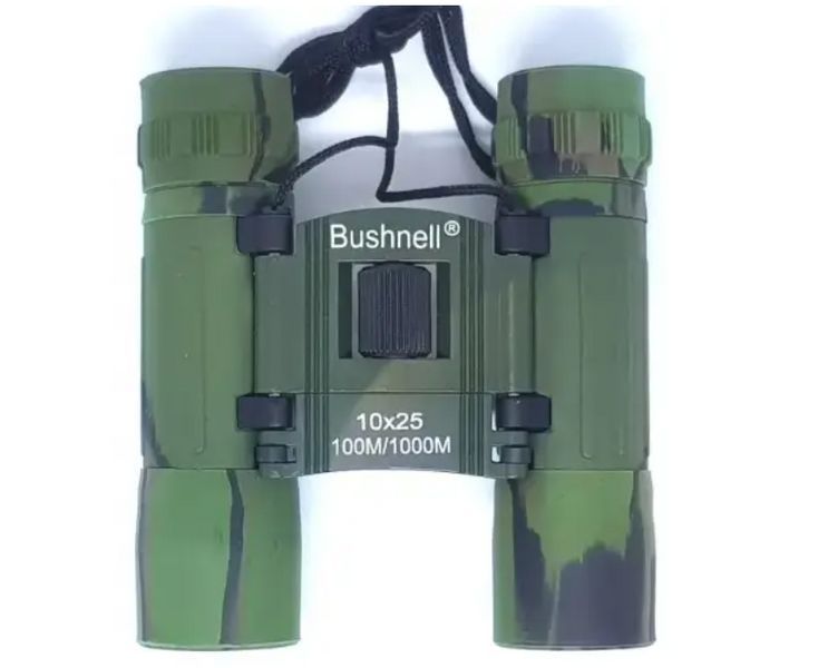 Бинокль для наблюдения Bushnell ARMY 10X25 / Бинокль для туризм НФ-00005516 фото