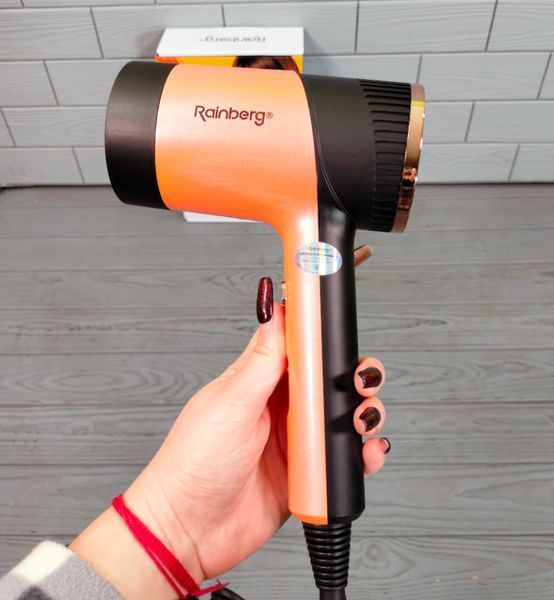 Профессиональный фен для волос Rainberg RB-2252 10800W / Мощный фен для волос RB-2252 фото