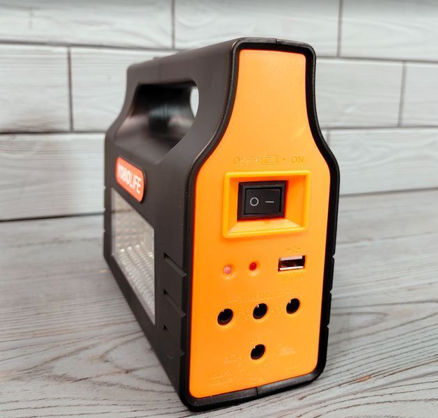 Ліхтар кемпінговий із функцією Power Bank і сонячною панеллю LM-3605/ Потужний ліхтарик аварійний LM-3605 фото