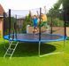 Батут Profi Sport 12FT - 366 см. с защитной сеткой и лестницей (Спортивный батут) 0497 фото 1