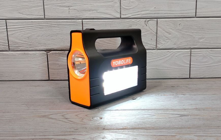 Ліхтар кемпінговий із функцією Power Bank і сонячною панеллю LM-3605/ Потужний ліхтарик аварійний LM-3605 фото