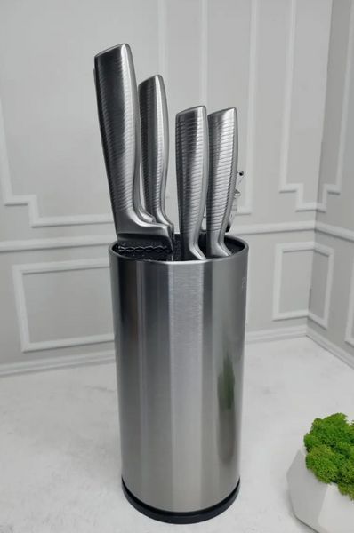 Набор кухонных ножей с подставкой колода German family GF-S15 (7 предметов) GF-S15 фото