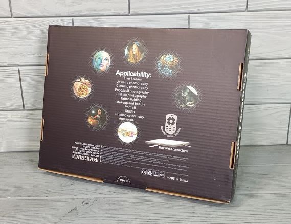 LED - лампа Для Студійного Освітлення Професійна лід лампа для студійної зйомки MM-240 Ra95+ Ra95+ фото