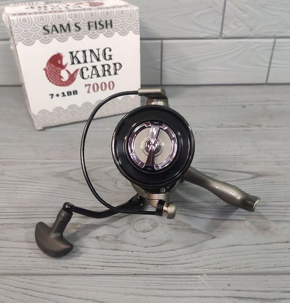Катушка с бейтраннером 7000 7+1bb Sams Fish Sams Fish "King Carp" SF24157-7 SF24157-7 фото