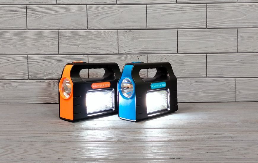 Ліхтар кемпінговий із функцією Power Bank і сонячною панеллю Junai JA-2007/ Потужний ліхтарик аварійний JA-2007 фото
