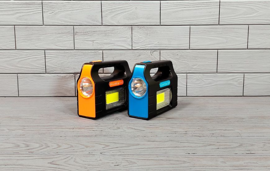 Ліхтар кемпінговий із функцією Power Bank і сонячною панеллю Junai JA-2007/ Потужний ліхтарик аварійний JA-2007 фото