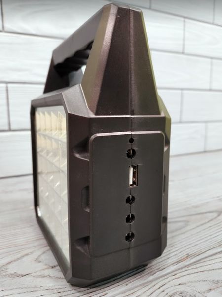 Сонячна станція/ліхтар-світильник акумуляторний з PowerBank + 3 лампочки GD-105 GD-105 фото