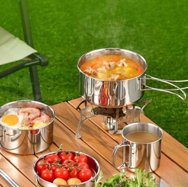 Набор посуды для пикника и туризма OUTDOOR CAMP 5 предметов (R30942) / Посуда для путешествий R30942 фото