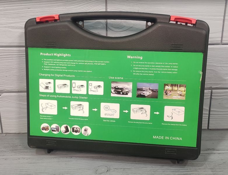 Пускозарядное устройство JUMPSTARTER TM19F (88800 mAh) /Авто бустер TM19F-12998 фото