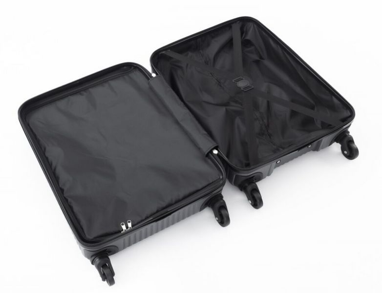 Малый дорожный чемодан ABS-пластик Travel World R33422S-GR (Серый) на колёсах R33422S-GR (Серый) фото