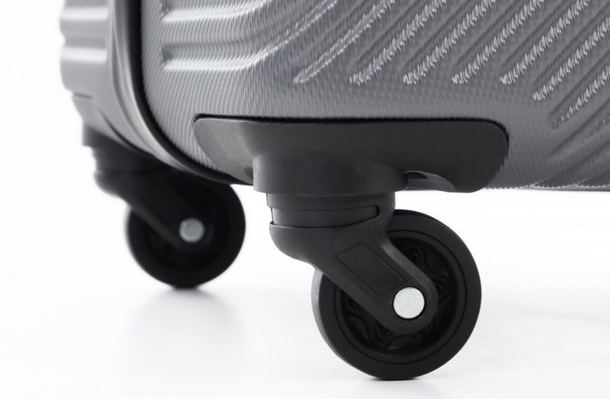 Малый дорожный чемодан ABS-пластик Travel World R33422S-GR (Серый) на колёсах R33422S-GR (Серый) фото