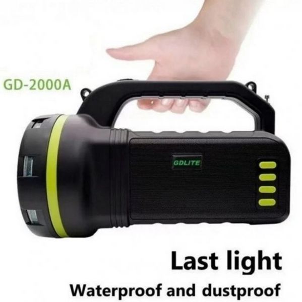 Фонарь кемпинговый аварийный -&nbsp;Power Bank, bluetooth колонка с солнечной панелью&nbsp;+3 лампы GDLITE GD-2000A GD-2000A фото