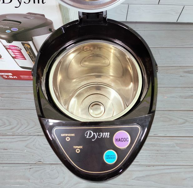 Термопот 5,8 л електричний (електричний чайник із термосом) 900 Вт Duet Thermo Pot D-858 D-858 фото