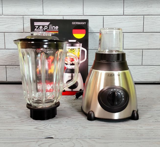 Блендер 1500W бытовой кухонный стационарный 1,5л с кофемолкой Zepline ZP-004 ZP-004 фото