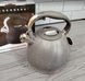 Чайник для плити Edenberg EB-1904 3 л Сірий із металевою кришкою та свистком EB-1904-черн фото 5