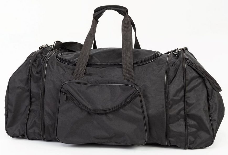 Велика сумка для подорожей A&F-0105, об&rsquo;єм 80 л з розширенням до 110 л, зручна багажна модель, 76+ (5+5)*35*30 см A&F-0105 A&F-0105-Черн фото
