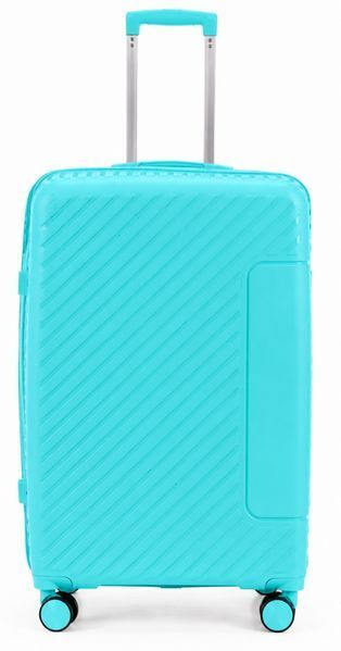 Велика дорожня валіза поліпропілен Travel world 36983L-T (м'ятно-бірюзова) на колесах і кодовим замком R36983L-T фото