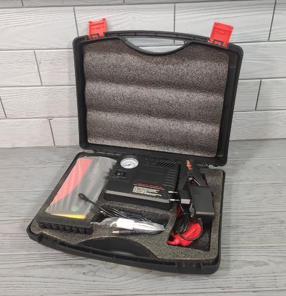 Пуско-зарядний пристрій JUMPSTARTER TM19F (68800 mAh) + компресор (300/600A) TM19F+К-13000 фото