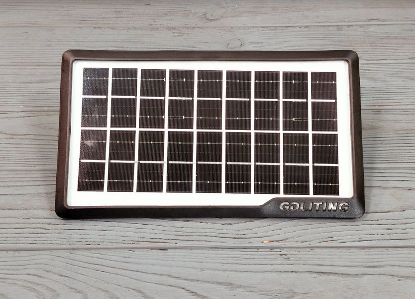 Фонарь-светильник аккумуляторный с PowerBank и солнечной панелью + 3 лампочки GD-3 / Солнечная станция GD-3 фото