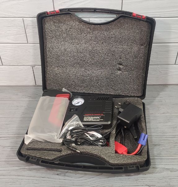 Пуско-зарядний пристрій JUMPSTARTER TM15 PUMP (50800 маг) + компресор TM15+К-14090 фото