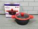 Каструля &mdash; казан 3л / 22см Bohmann BH-7353-22MRB з мармуровим покриттям / Каструля з антипригарним покриттям BH-7353-22MRB фото 3