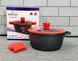Каструля &mdash; казан 3л / 22см Bohmann BH-7353-22MRB з мармуровим покриттям / Каструля з антипригарним покриттям BH-7353-22MRB фото 2