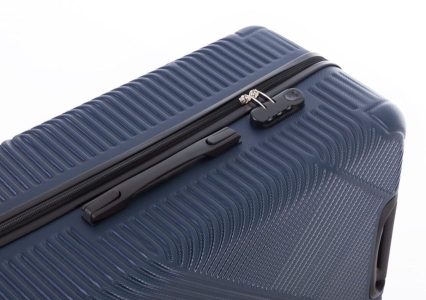 Набор дорожных чемоданов 3шт ABS-пластик Travel World R33422-DB (Dark Blue/Тёмно-синий) на колёсах R33422-DB фото