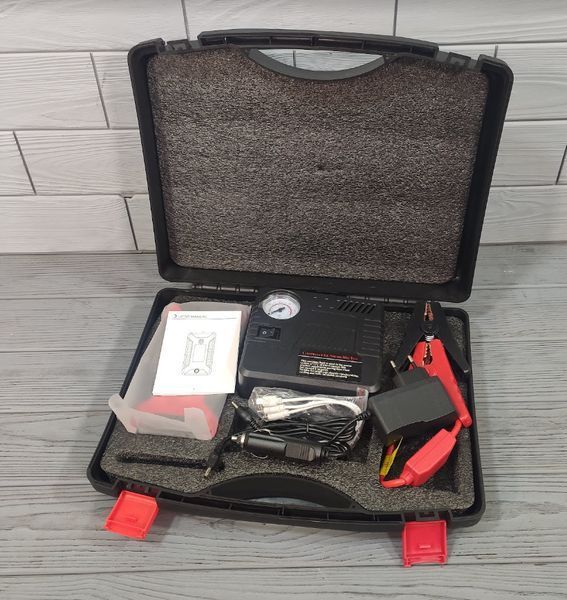 Пускозарядний пристрій + компресор JUMPSTARTER JX27 with Pump (99800 мА&middot;год) JX27+К-15227 фото