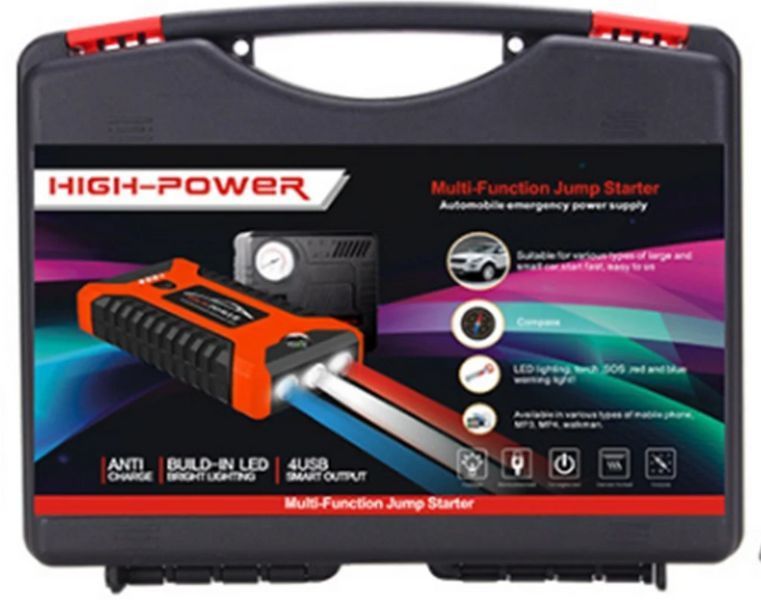Пускозарядний пристрій + компресор JUMPSTARTER JX27 with Pump (99800 мА&middot;год) JX27+К-15227 фото