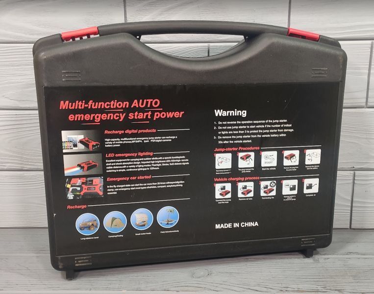 Пускозарядний пристрій + компресор JUMPSTARTER JX27 with Pump (99800 мА&middot;год) JX27+К-15227 фото