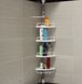 Кутова полиця для ванної Multi Corner Shelf, 4 рівня, 3,2 м MCS-3.2 фото 1