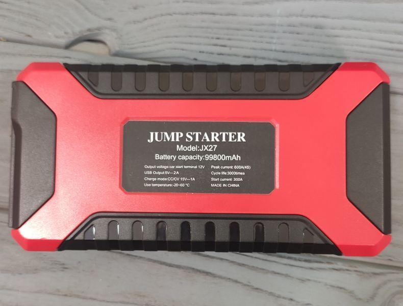 Пускозарядний пристрій + компресор JUMPSTARTER JX27 with Pump (99800 мА&middot;год) JX27+К-15227 фото