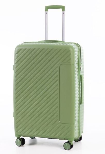 Дорожні валізи 3 штуки Travel World 36983L-GR Green на колесах з кодовим замком R36983-GR фото