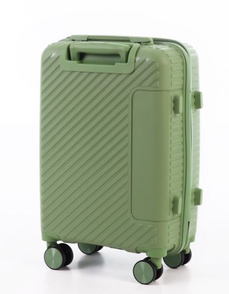 Дорожні валізи 3 штуки Travel World 36983L-GR Green на колесах з кодовим замком R36983-GR фото
