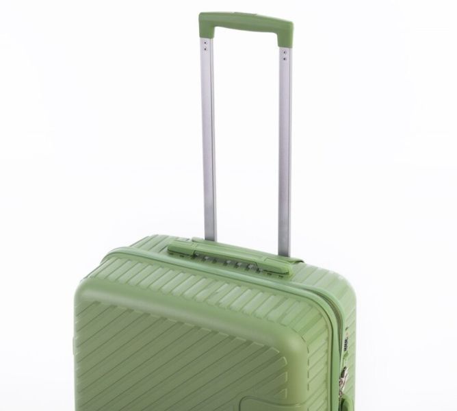 Дорожні валізи 3 штуки Travel World 36983L-GR Green на колесах з кодовим замком R36983-GR фото