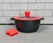 Каструля &mdash; казан 5л / 26см Bohmann BH-7353-26MRB з мармуровим покриттям / Каструля з антипригарним покриттям BH-7353-26MRB фото 10