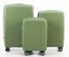 Дорожні валізи 3 штуки Travel World 36983L-GR Green на колесах з кодовим замком R36983-GR фото 3