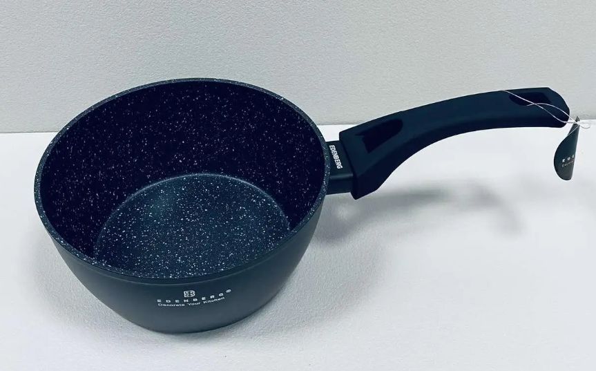 Ковшик Edenberg EB-3329 (16см на 1,3л) с мраморным покрытием, крышкой и индукционным дном EB-3329 фото