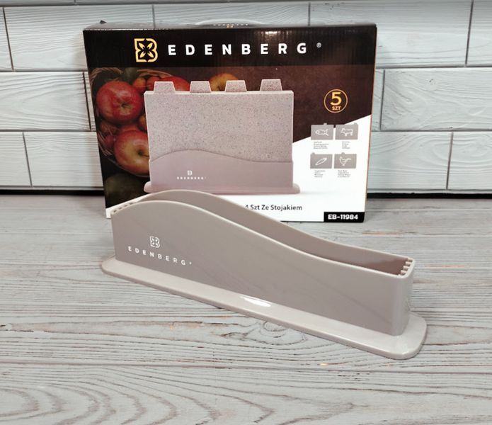 Набор разделочных досок 5 предметов Edenberg EB-11984 / Кухонные доски для нарезки EB-11984 фото