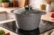 Кастрюля - казан 10л / 28*20см Unique UN-5220 с гранитным антипригарным покрытием и крышкой UN-5220 фото 1