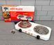 Двухконфорочная электрическая плита переносная SHot Plate JX-2020B 2000W / Спиральная электроплитка настольная JX-2020B фото 2