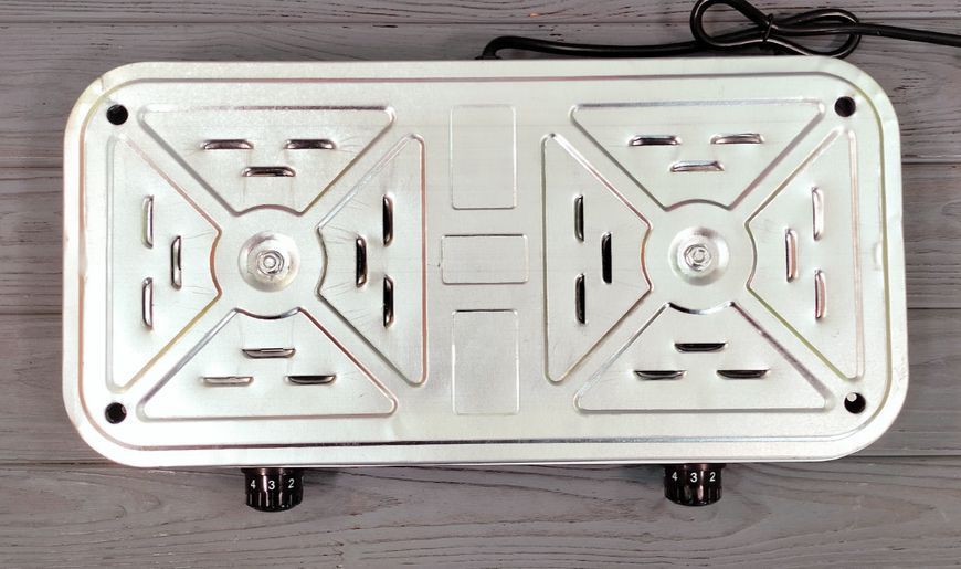 Двухконфорочная электрическая плита переносная SHot Plate JX-2020B 2000W / Спиральная электроплитка настольная JX-2020B фото
